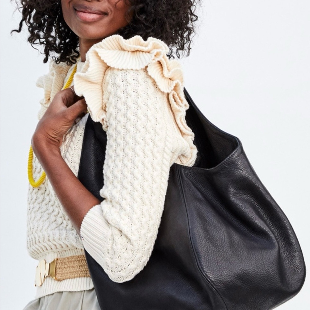 Clare V Black Leather Bando Bag